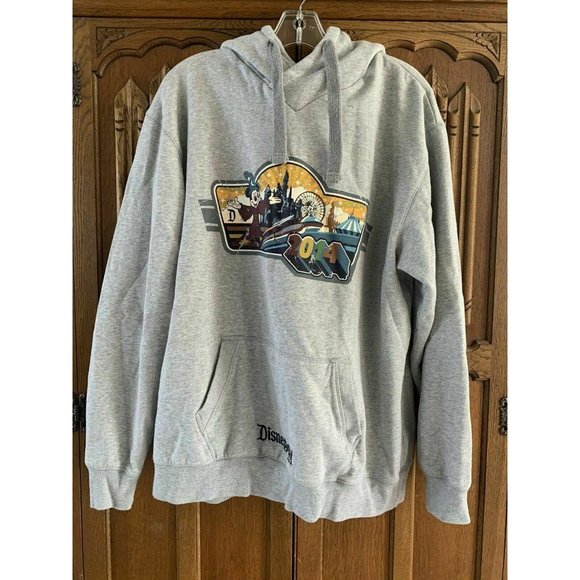 Disney Parks 2014 Disneyland Resort Large grey pullover sweatshirt - Picture 1 of 5